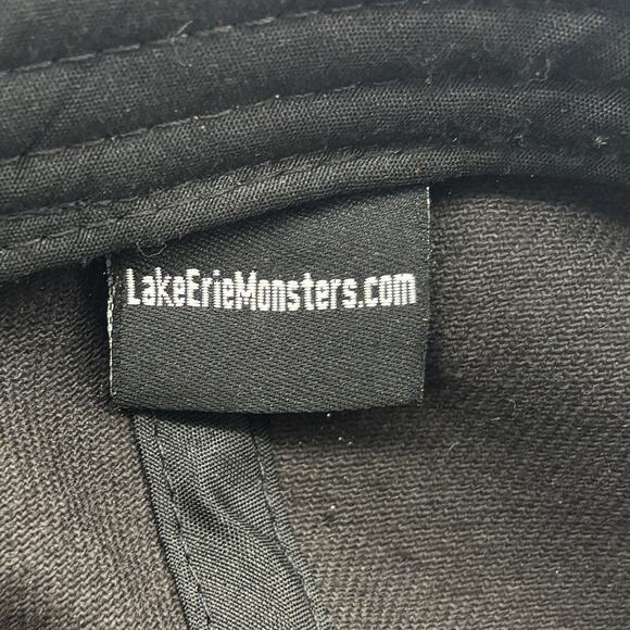 Lake Erie Monsters Hockey Autographed Hat OSFM Strapback Sportswear Black Cap - Picture 10 of 11